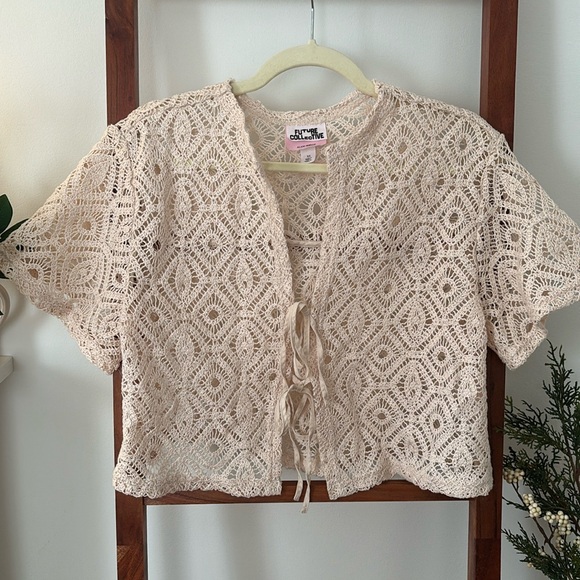 Target Tops - ❊ crochet tie front top ❊